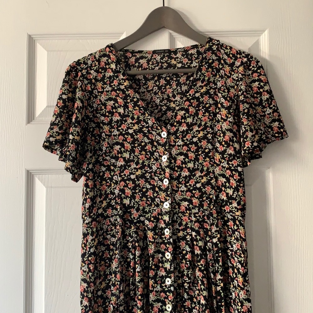 OYSHO Beautiful Floral Midi Dress